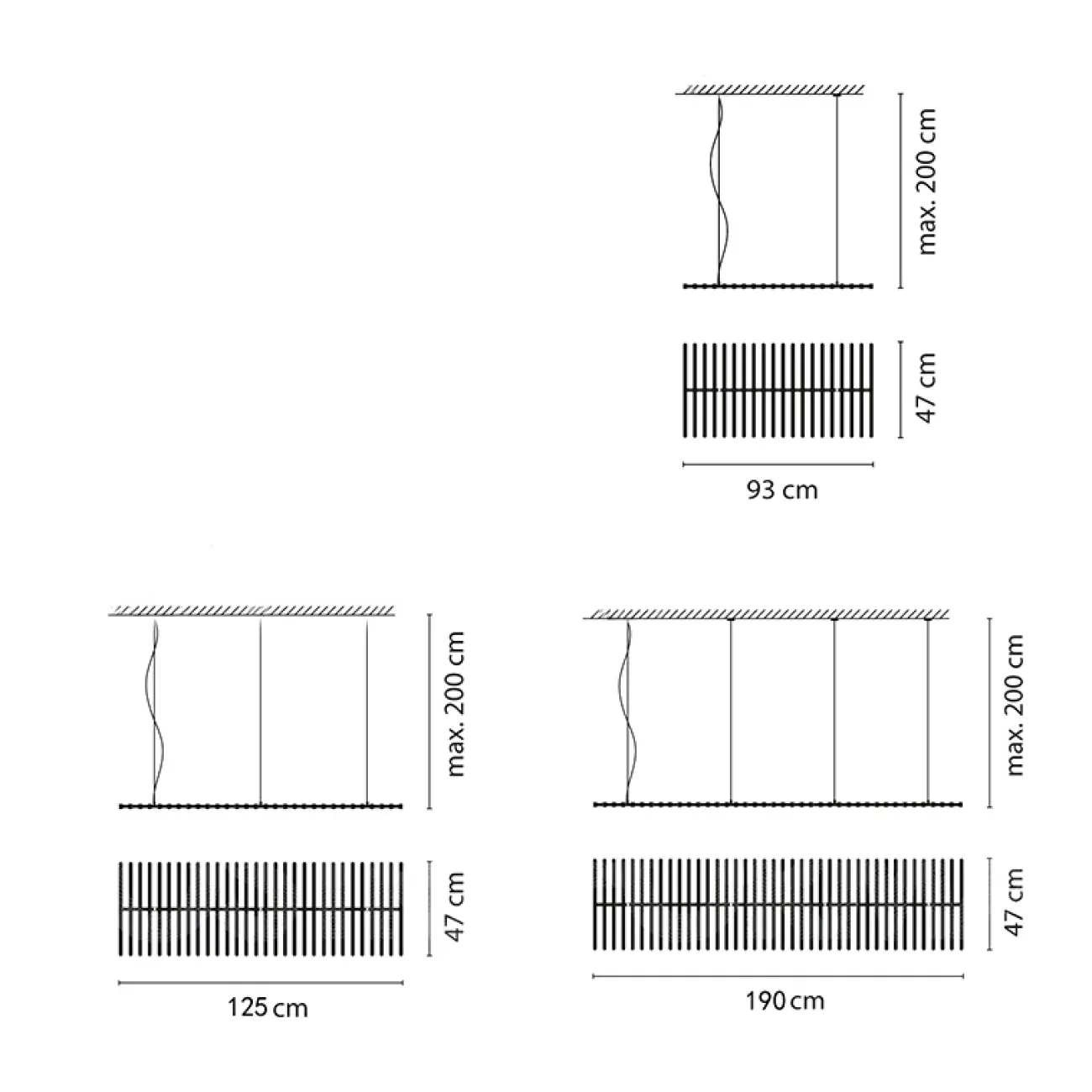 Подвесной светильник RITHM L93 White от ImperiumLoft
