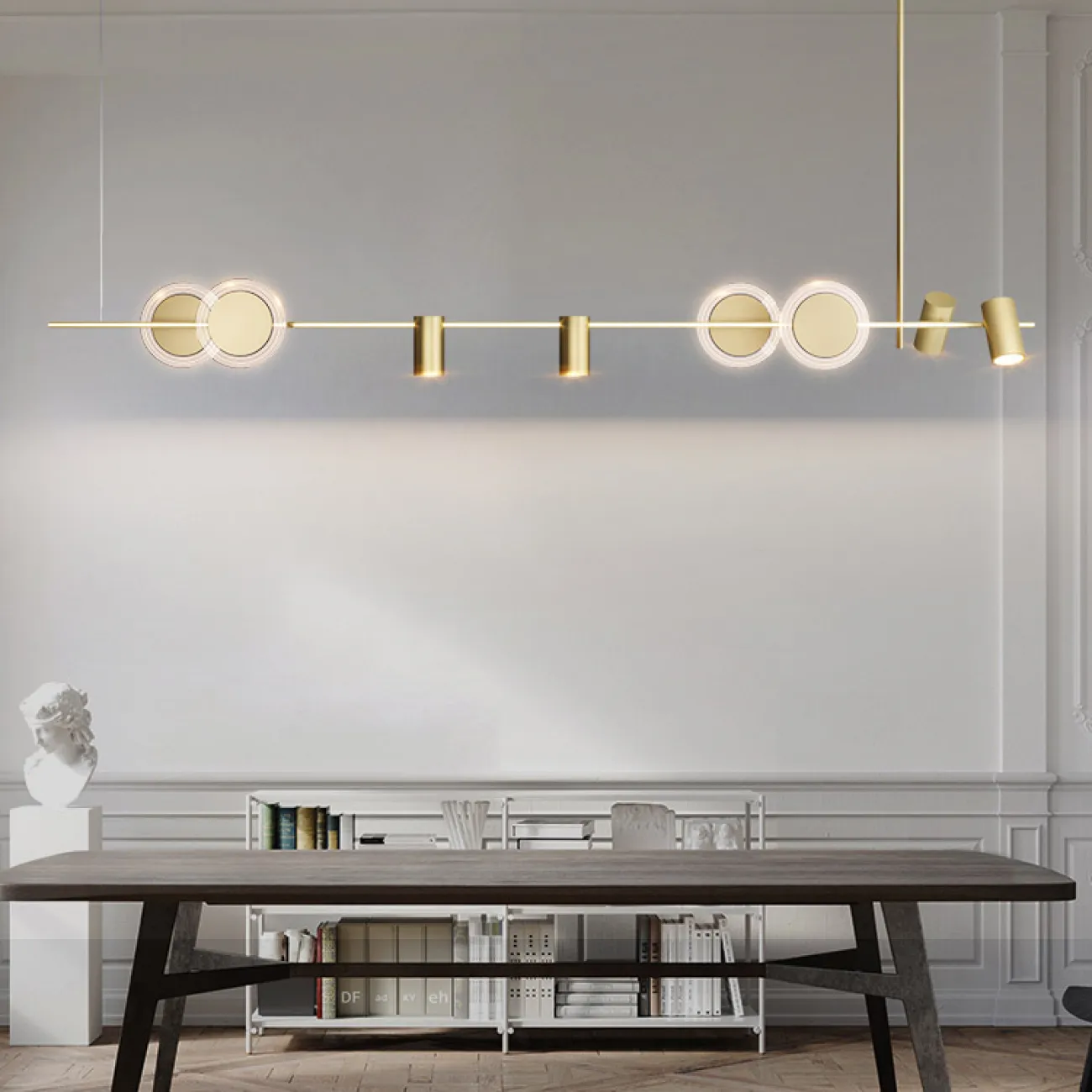 Подвесной светильник HELVIG Brass от ImperiumLoft
