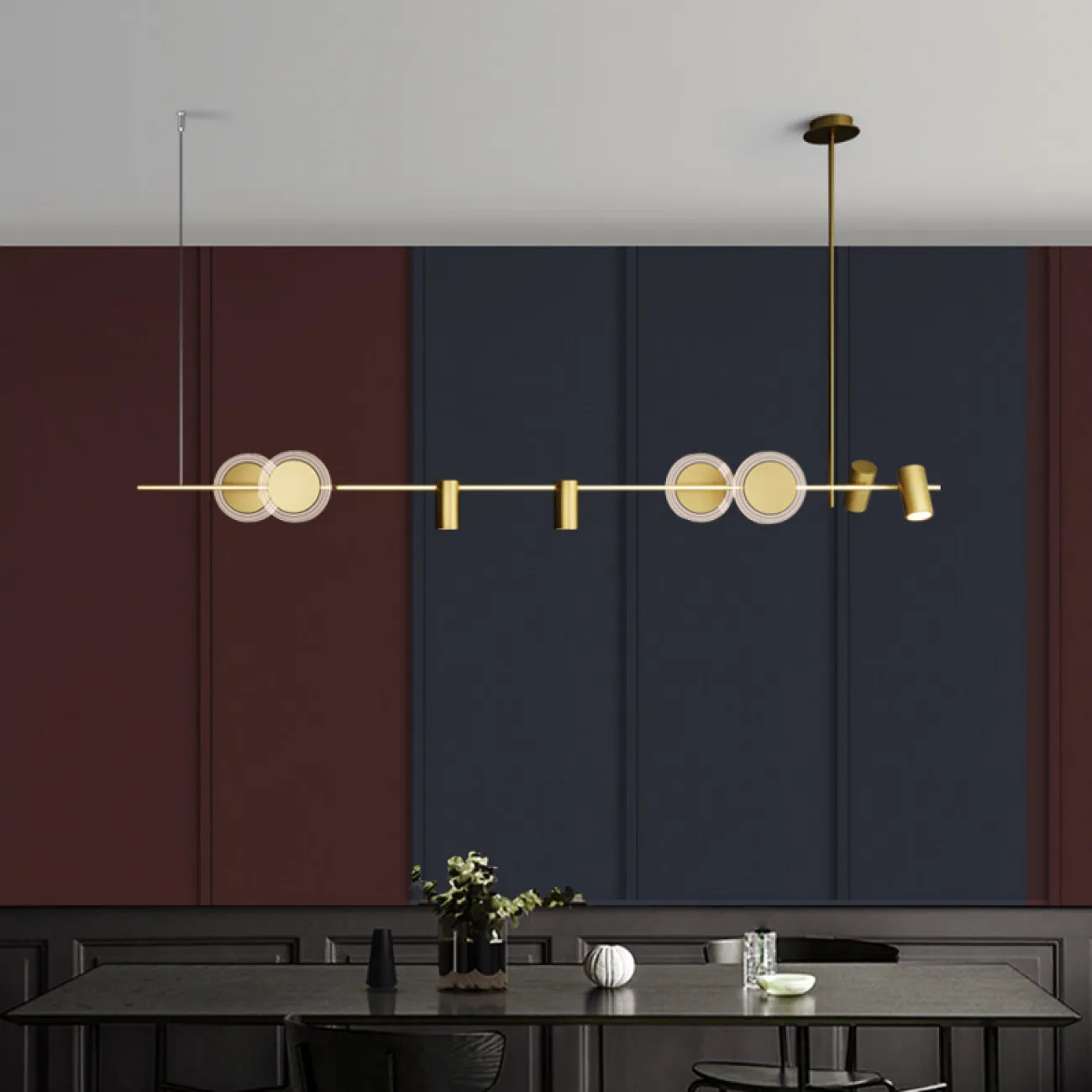 Подвесной светильник HELVIG Brass от ImperiumLoft