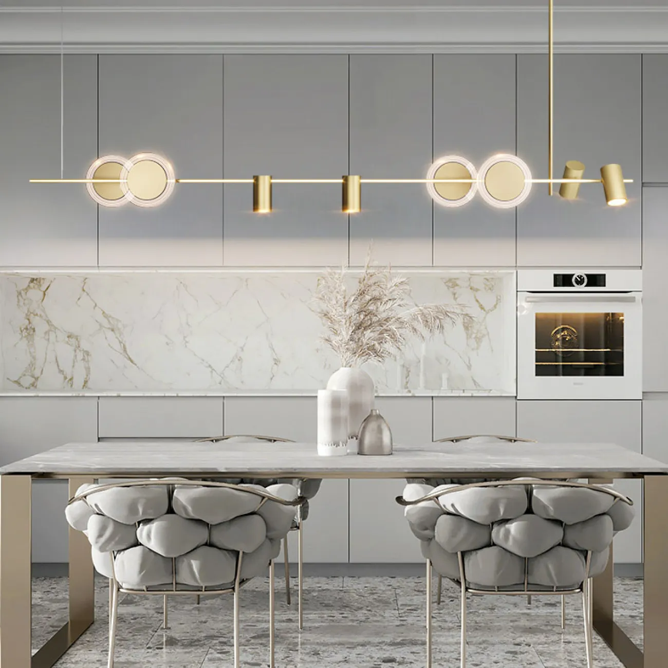 Подвесной светильник HELVIG Brass от ImperiumLoft