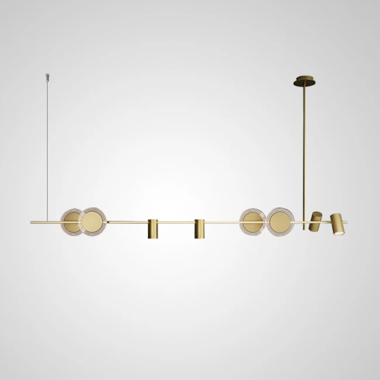 Подвесной светильник HELVIG Black от ImperiumLoft