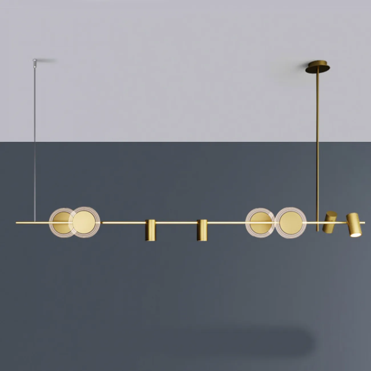 Подвесной светильник HELVIG Brass от ImperiumLoft