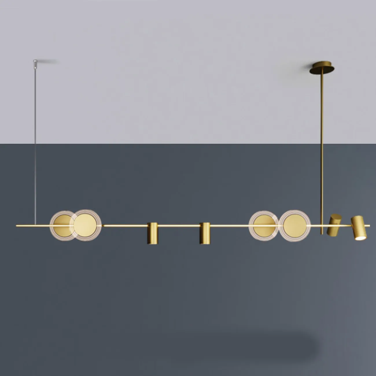 Подвесной светильник HELVIG Black от ImperiumLoft