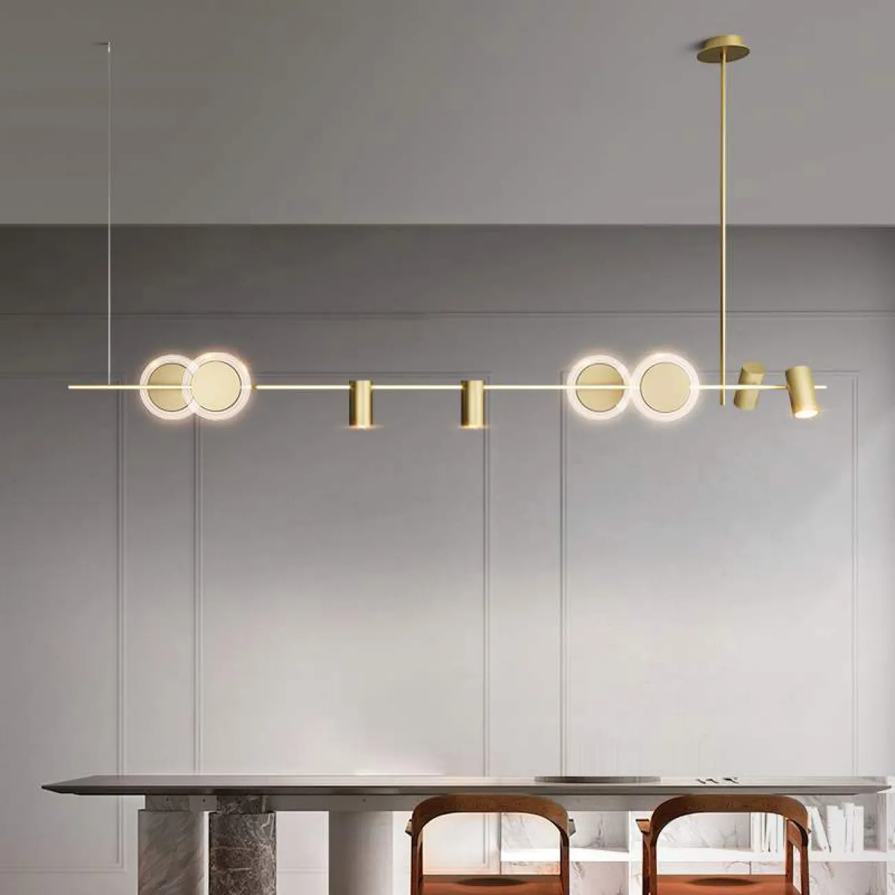 Подвесной светильник HELVIG Brass от ImperiumLoft