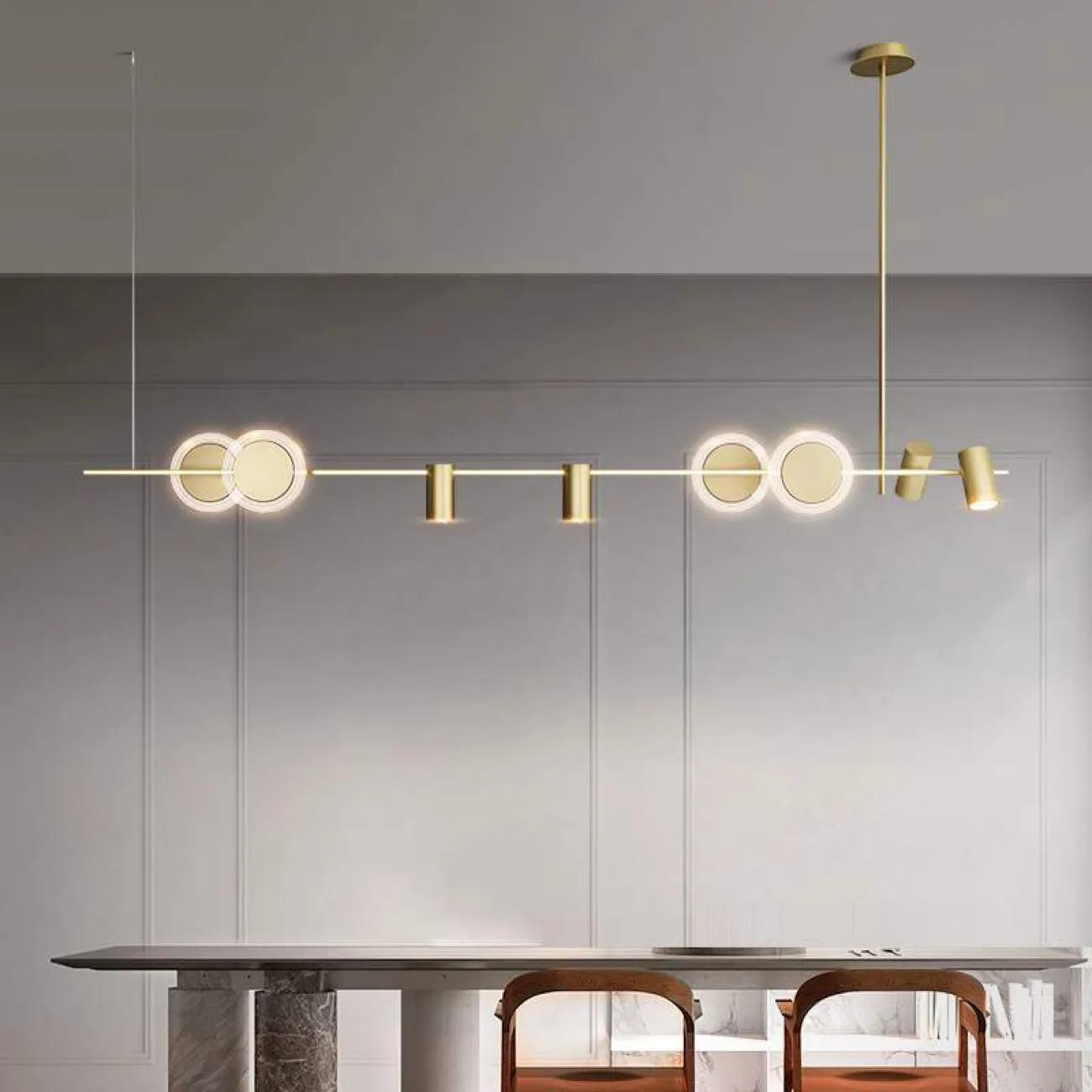 Подвесной светильник HELVIG Black от ImperiumLoft