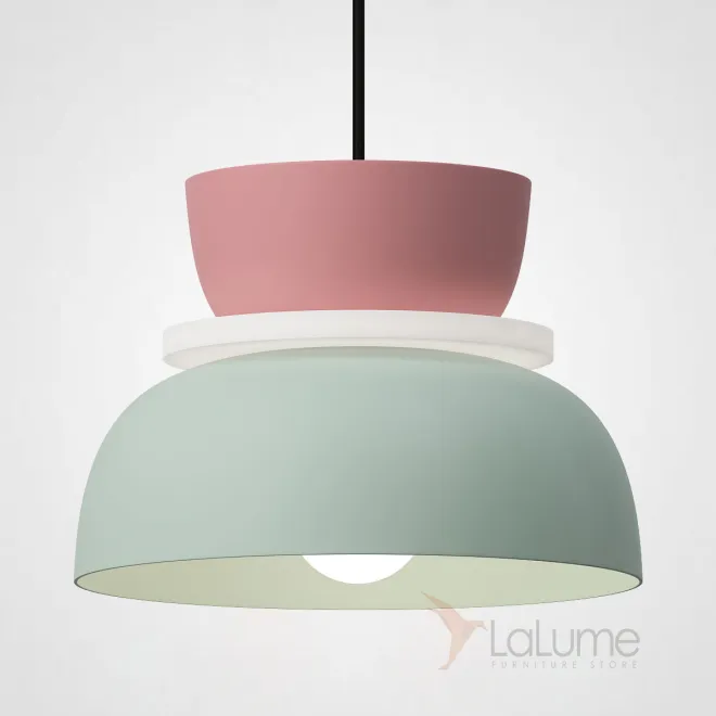 Подвесной светильник ILO D22 pink/mint от ImperiumLoft