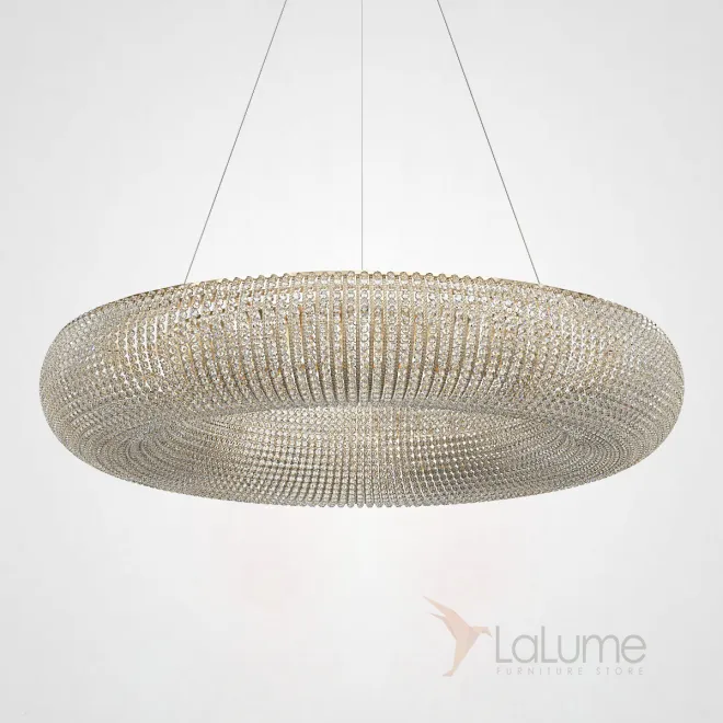 Подвесной светильник Crystal Halo D50 Gold от ImperiumLoft