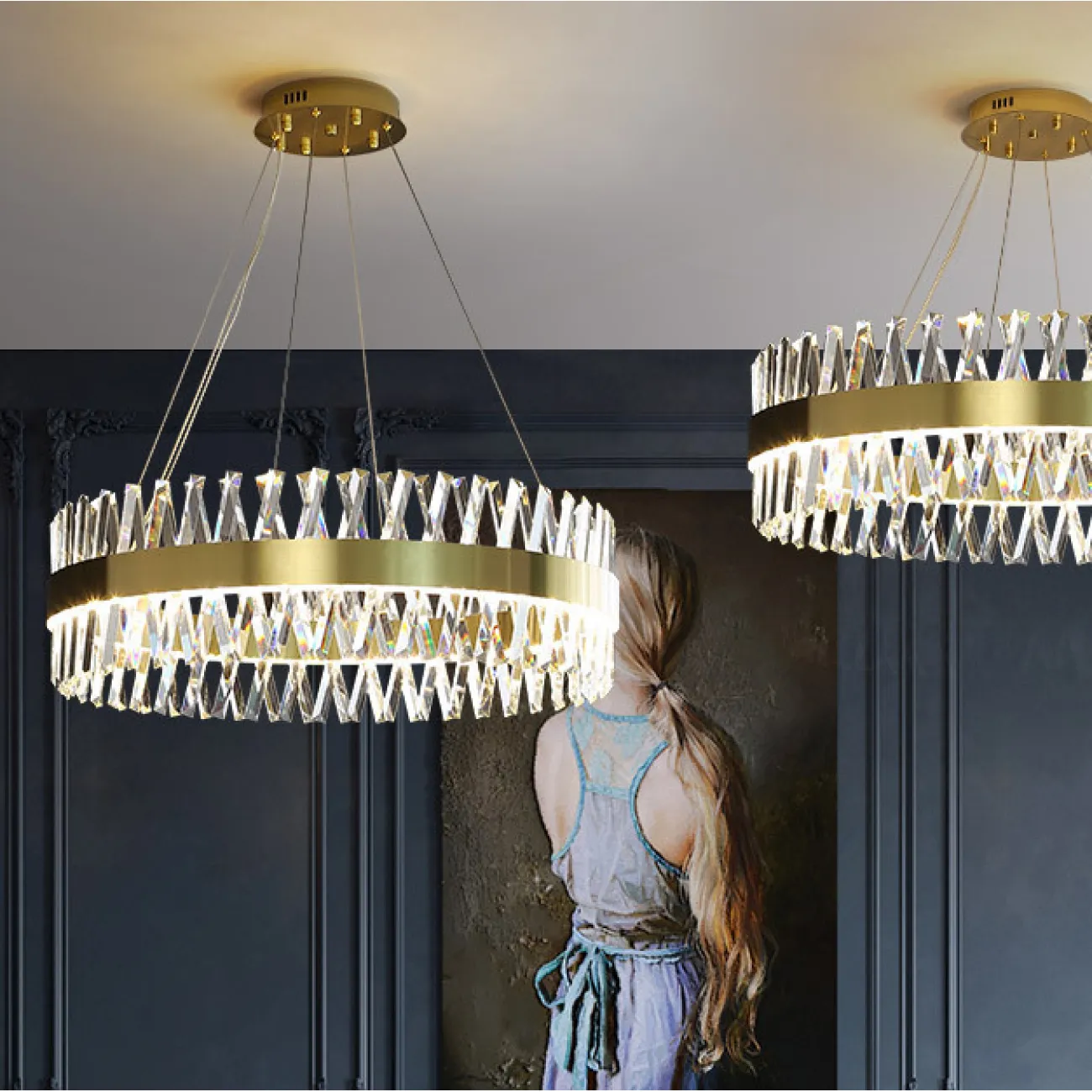 Подвесная люстра CAROLA B D45 от ImperiumLoft