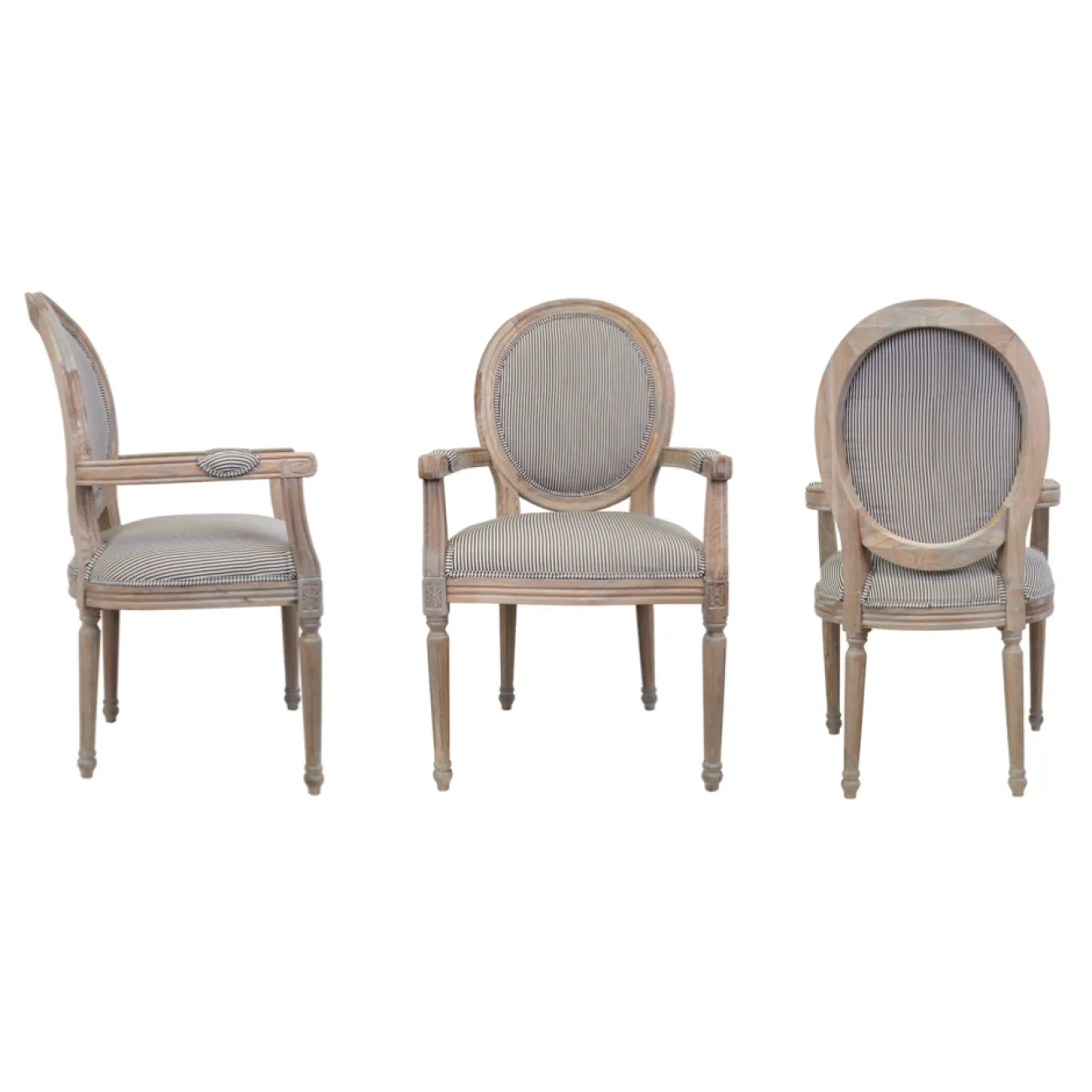 Стул French chairs Provence Strip ArmChair от LaLume