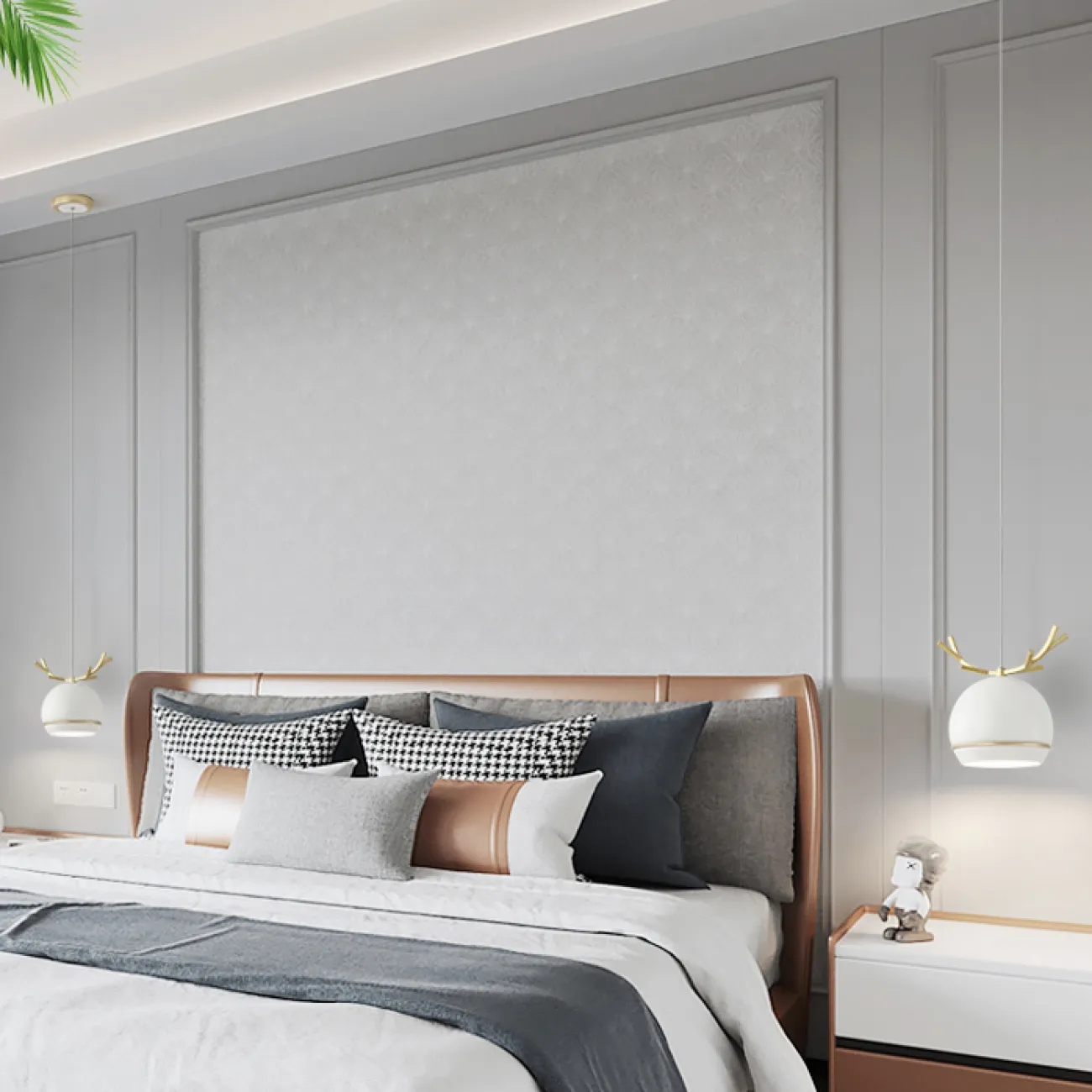 Подвесной светильник WENDY White Трехцветный свет от ImperiumLoft