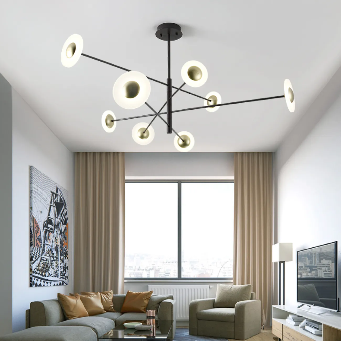 Дизайнерская люстра STINA H63,5 от ImperiumLoft