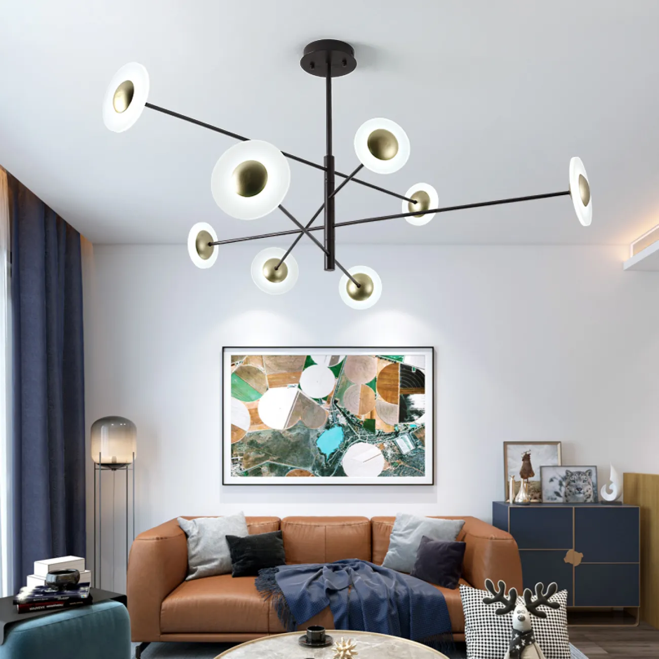 Дизайнерская люстра STINA H63,5 от ImperiumLoft Дизайнерская люстра STINA H63,5 от ImperiumLoft