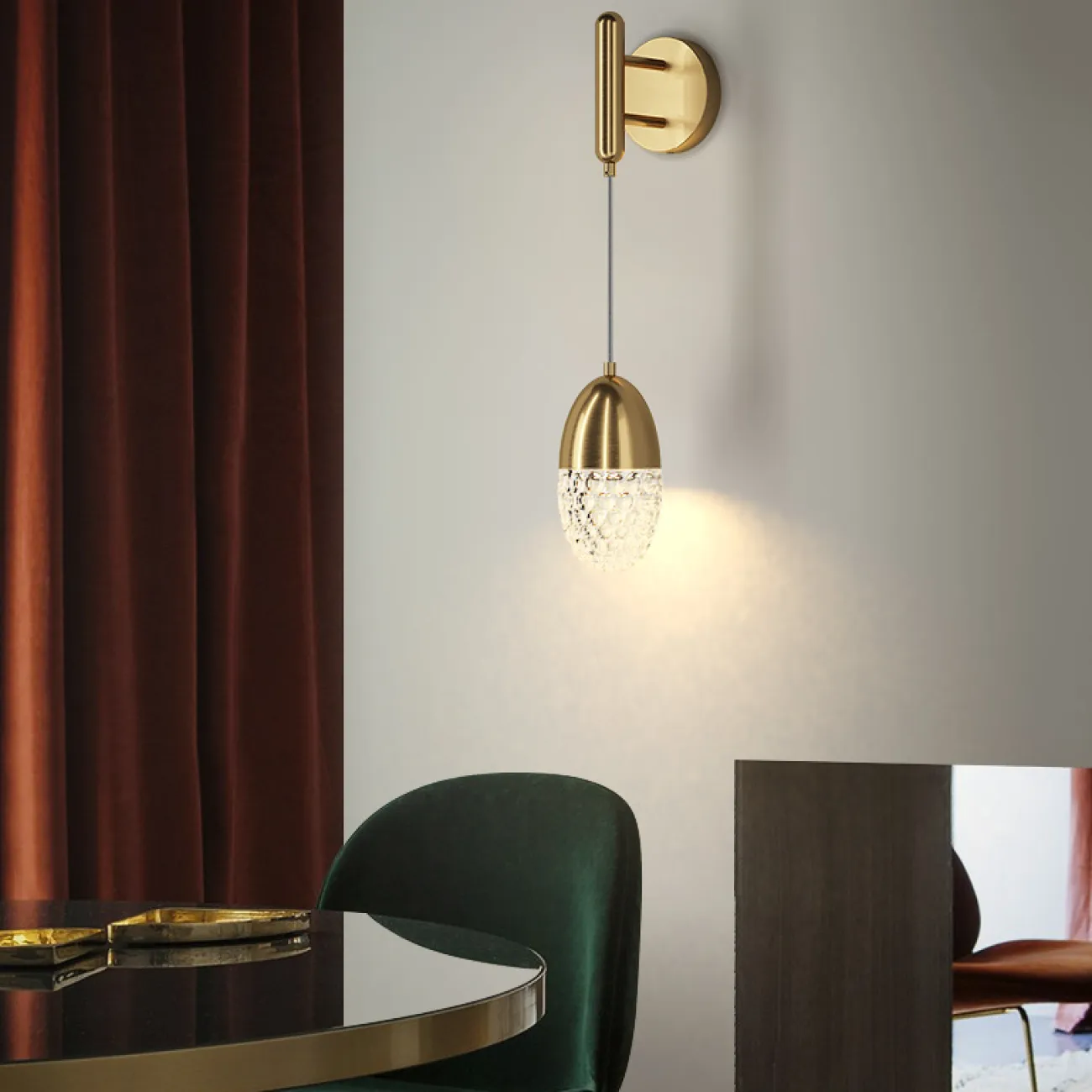 Настенный светильник GRAPE WALL Black от ImperiumLoft