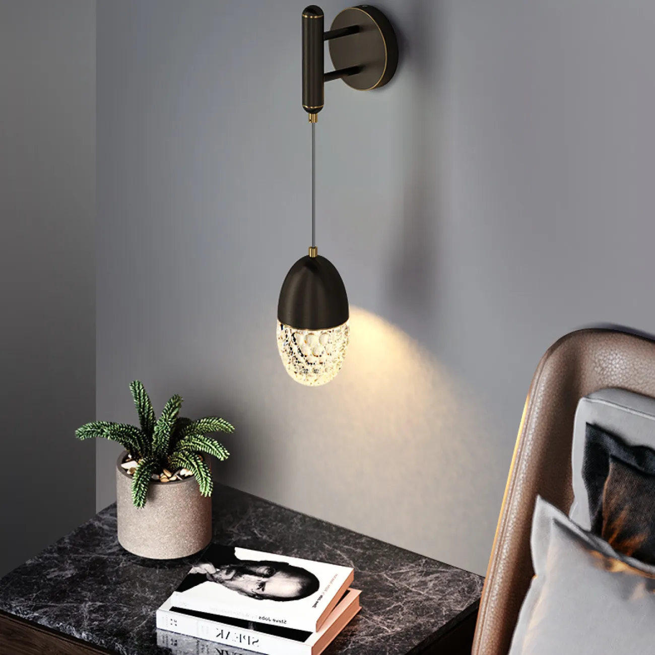 Настенный светильник GRAPE WALL Black от ImperiumLoft