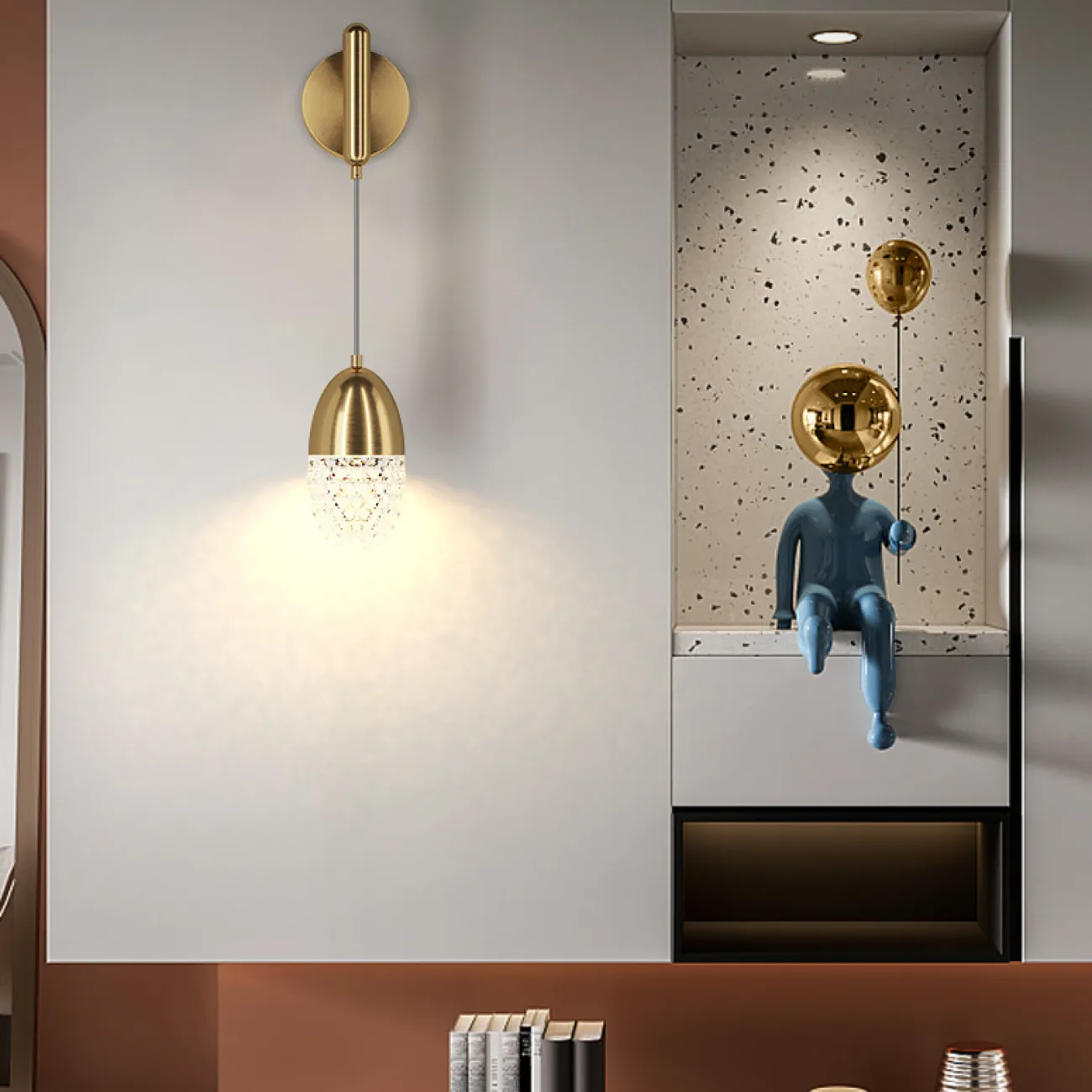 Настенный светильник GRAPE WALL Black от ImperiumLoft