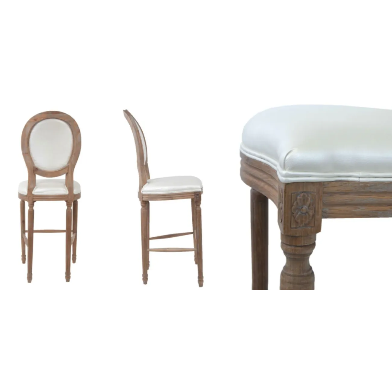 Стул French chairs Provence Bar Brown Chair от LaLume