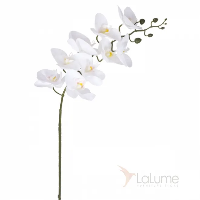 Декоративный искусственный цветок White Orchid