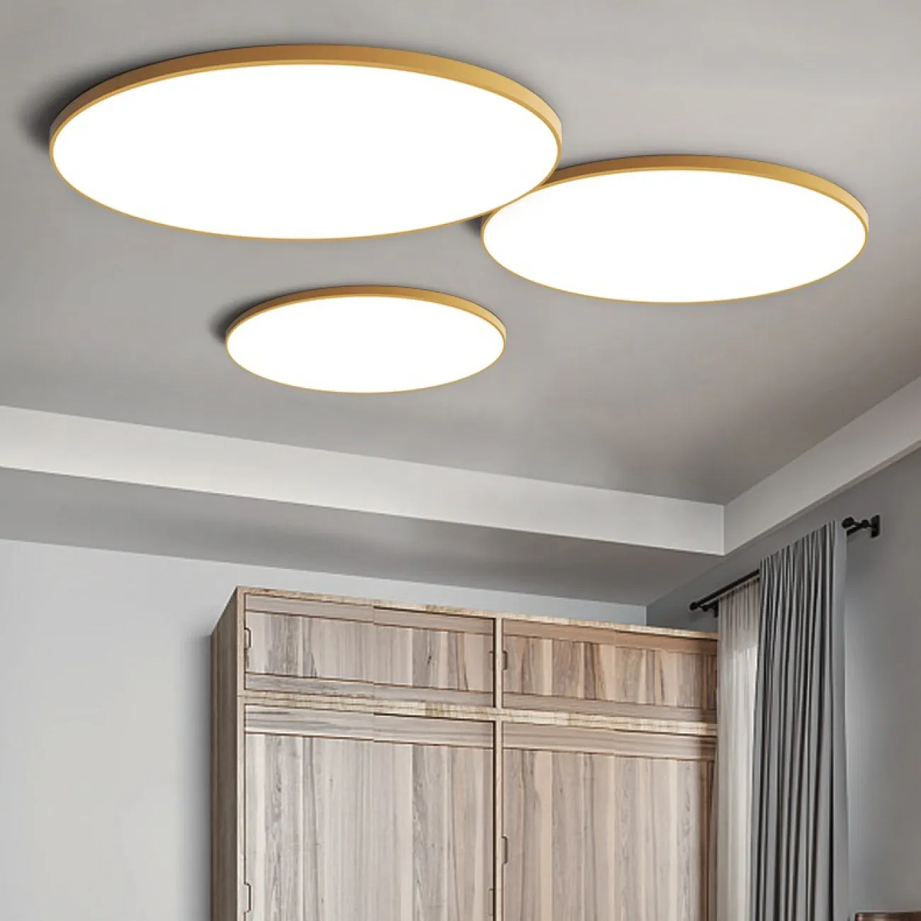 Потолочный светильник SLIM D30 Желтый от ImperiumLoft