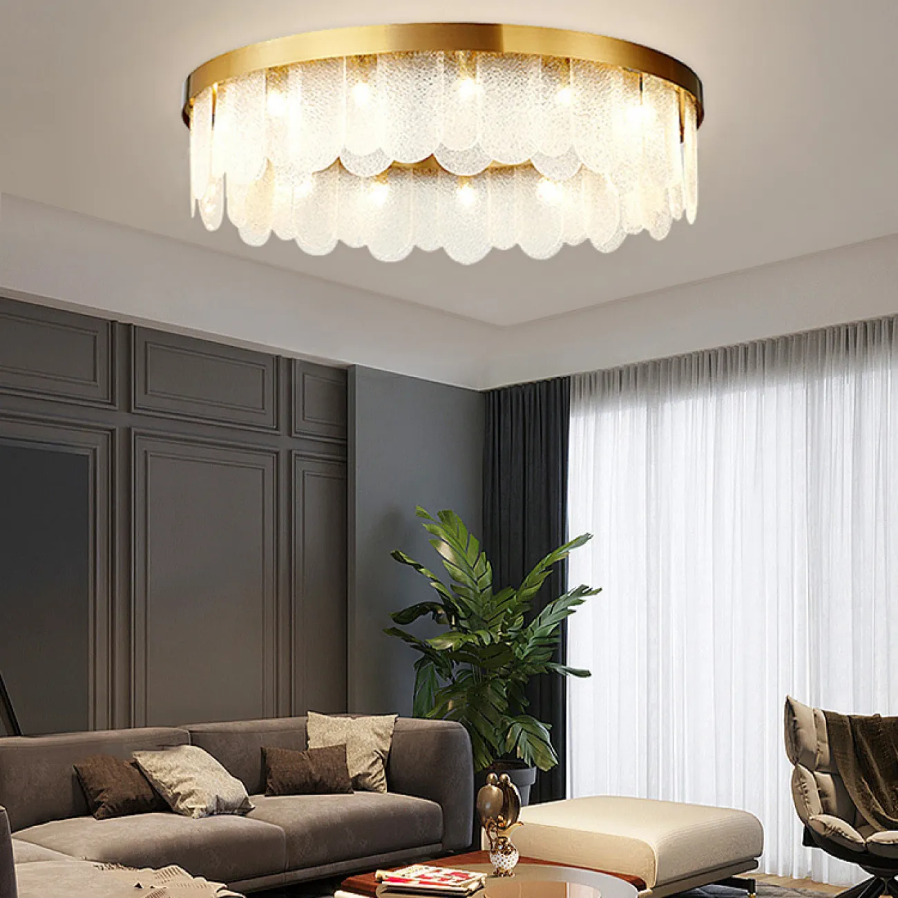 Потолочная люстра AINA D80 от ImperiumLoft