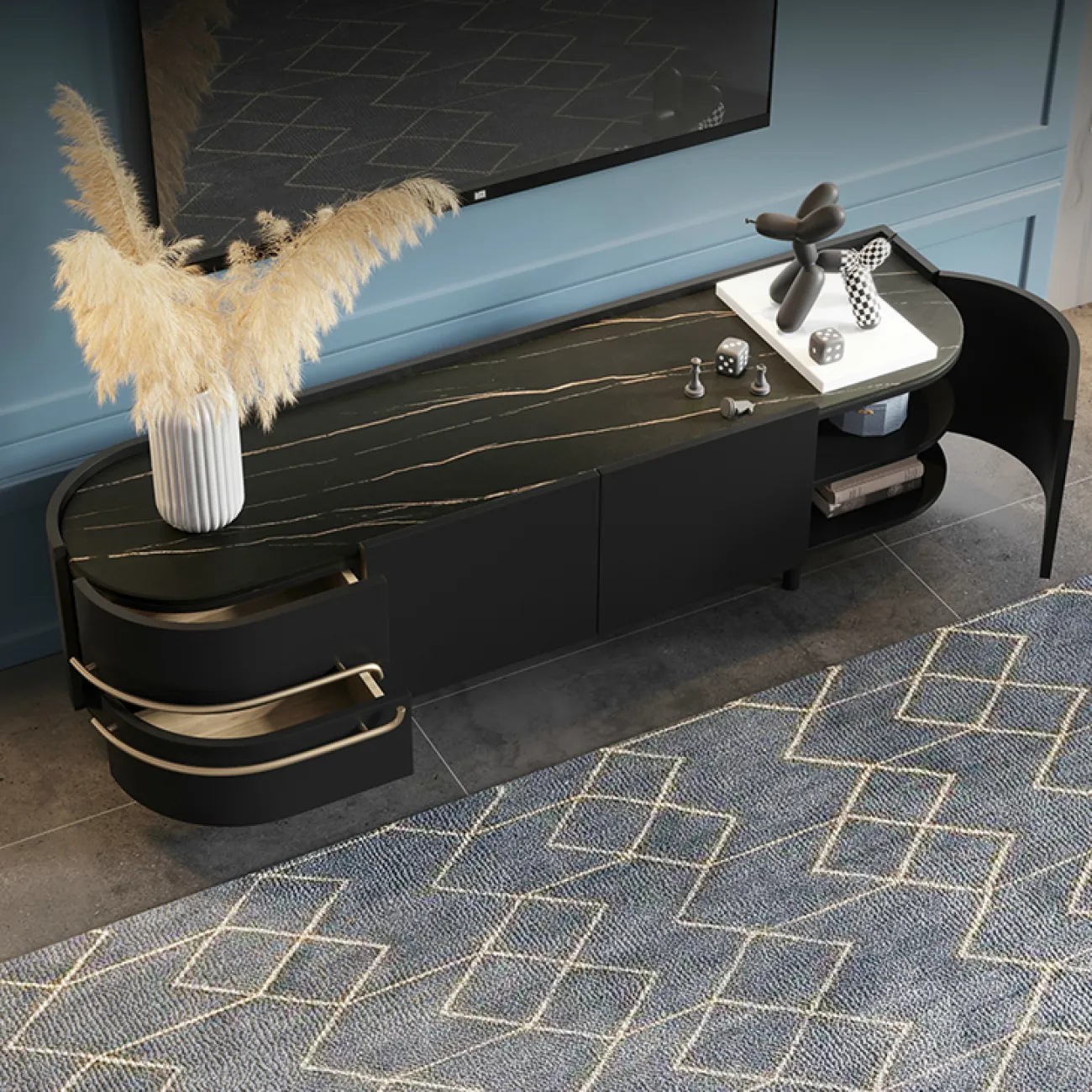 Дизайнерская тумба под TV - LaLume-TV00168