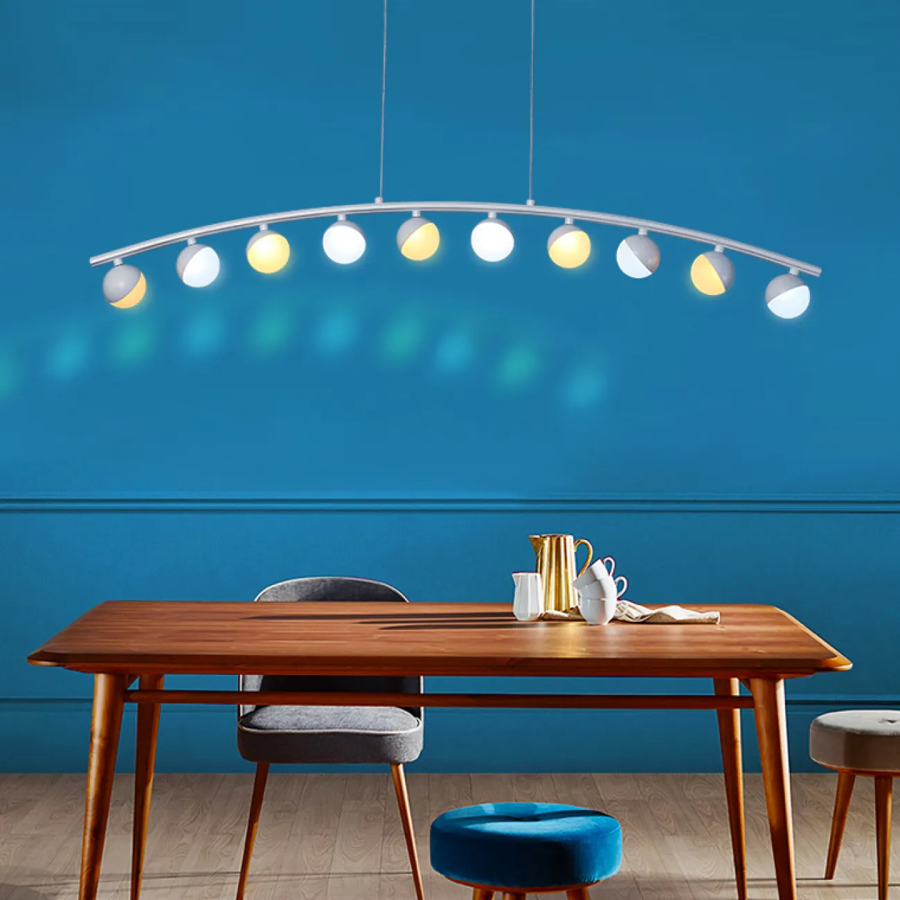 Подвесной реечный светильник CHOIR от ImperiumLoft