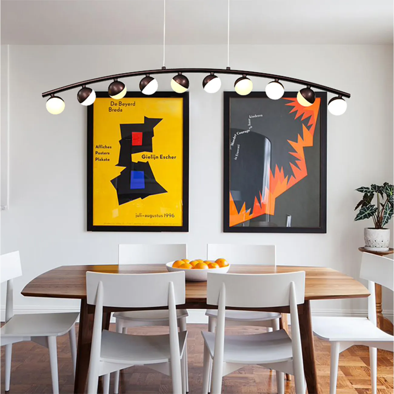 Подвесной реечный светильник CHOIR от ImperiumLoft