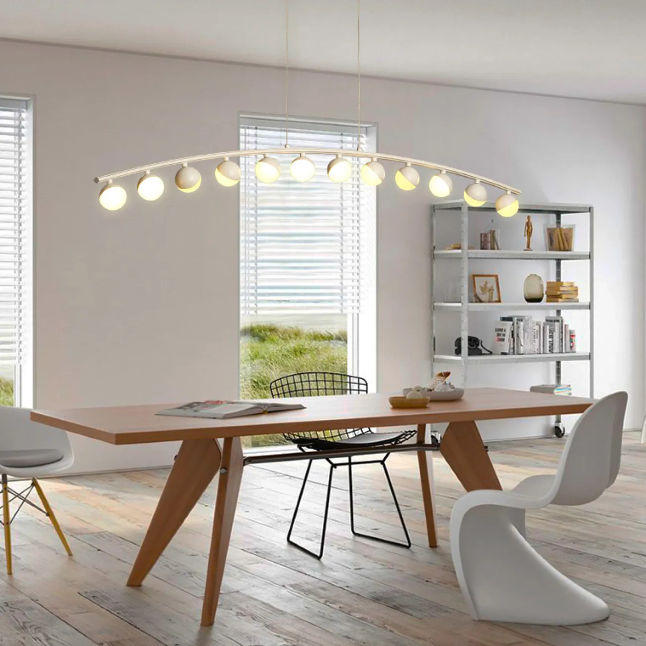 Подвесной реечный светильник CHOIR от ImperiumLoft