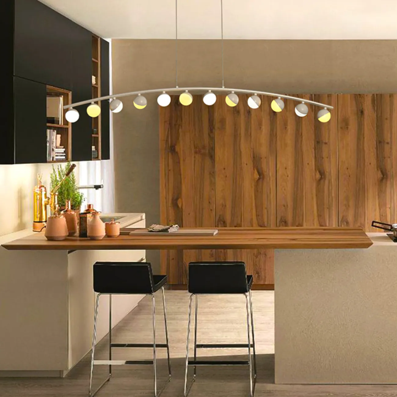 Подвесной реечный светильник CHOIR от ImperiumLoft