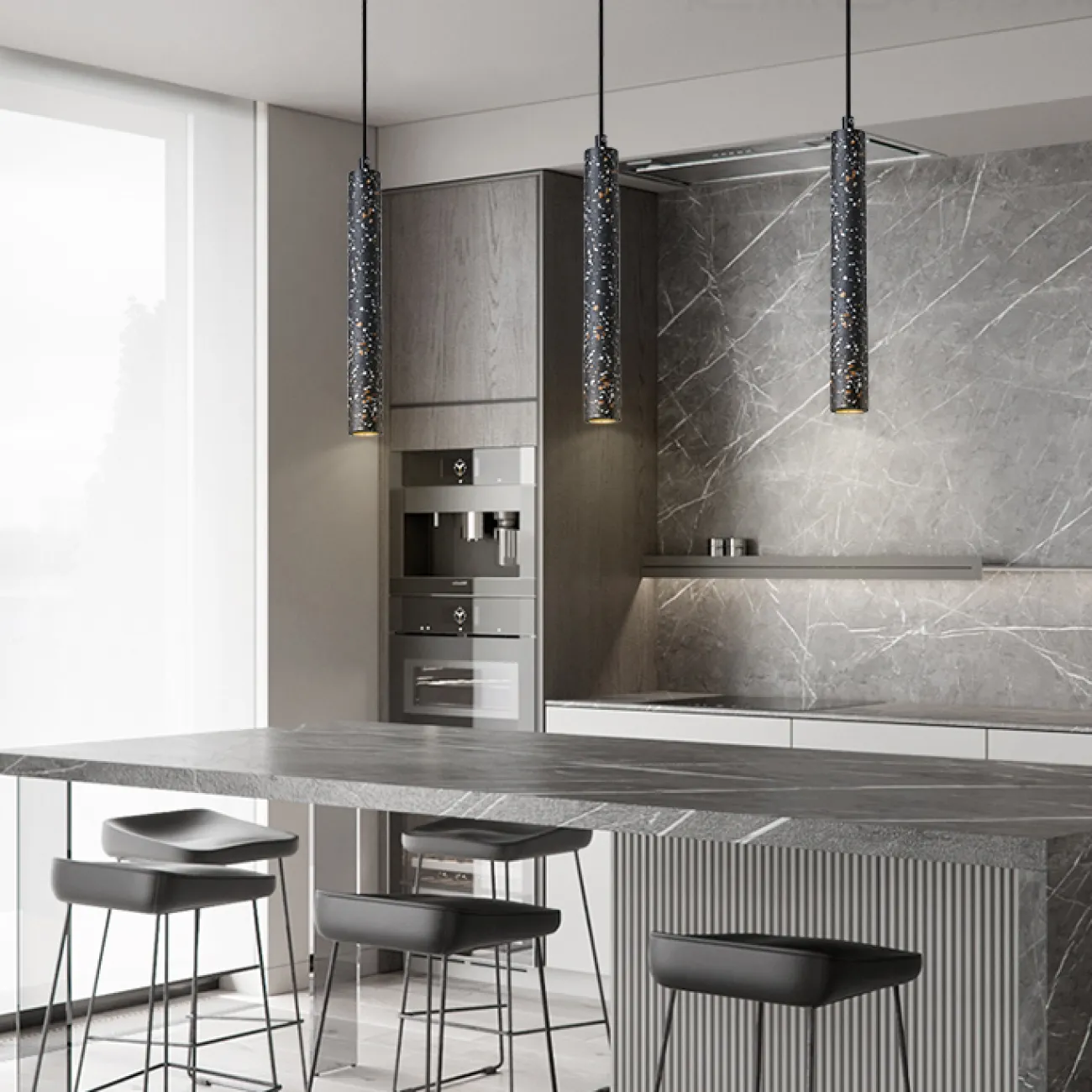 Подвесной светильник KELLAUG Grey от ImperiumLoft