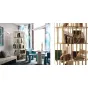 Стеллаж CECCOTTI Bibliotheque Golden Сage от LaLume