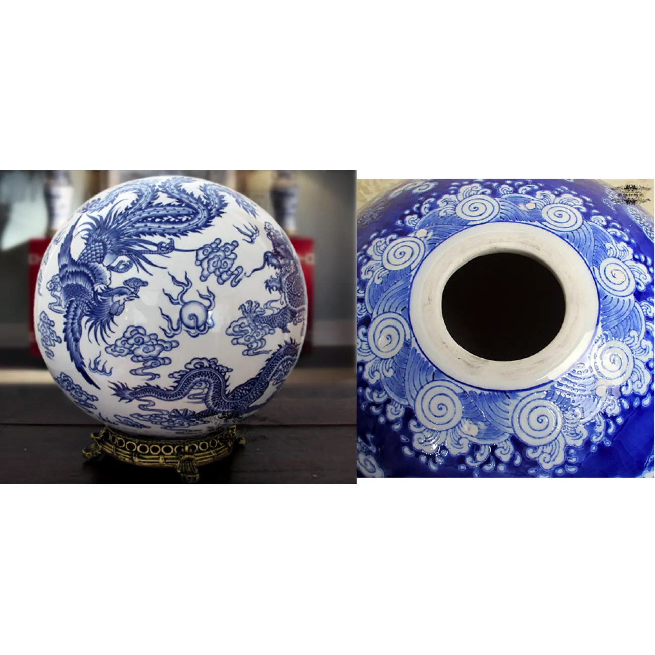 Китайский шар-ваза Дракон от LaLume