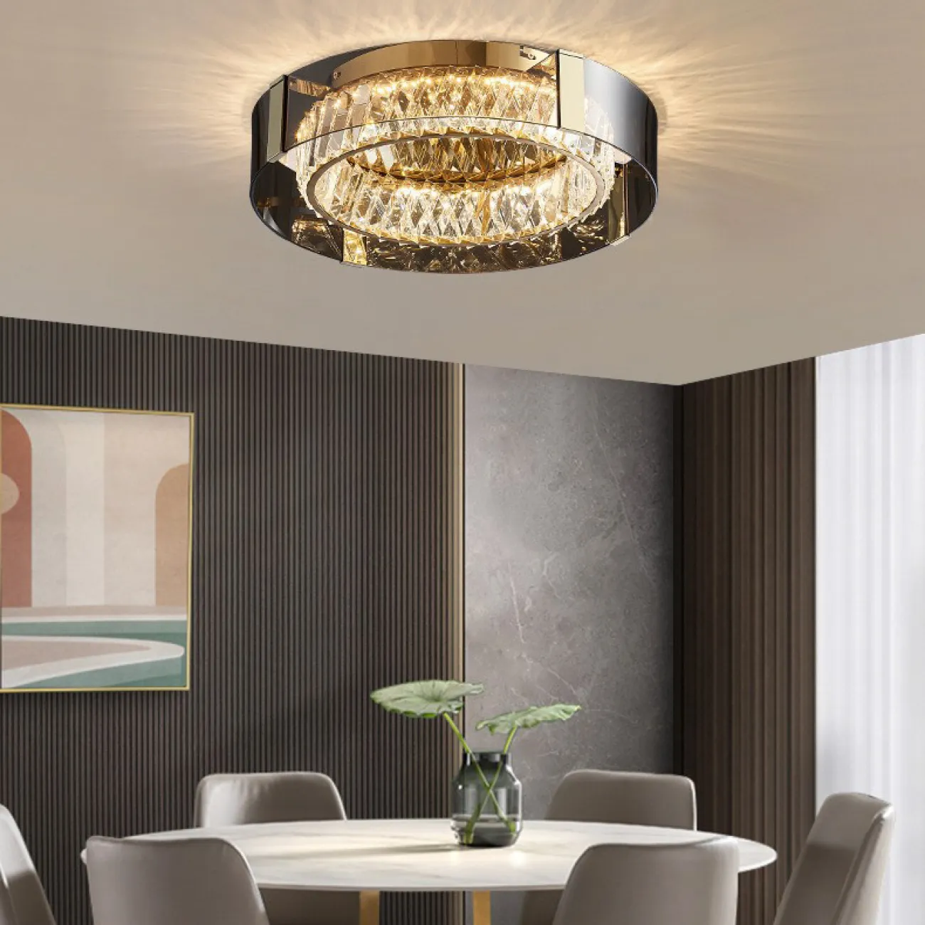 Потолочная люстра PERSEY D60 Amber 3000К от ImperiumLoft