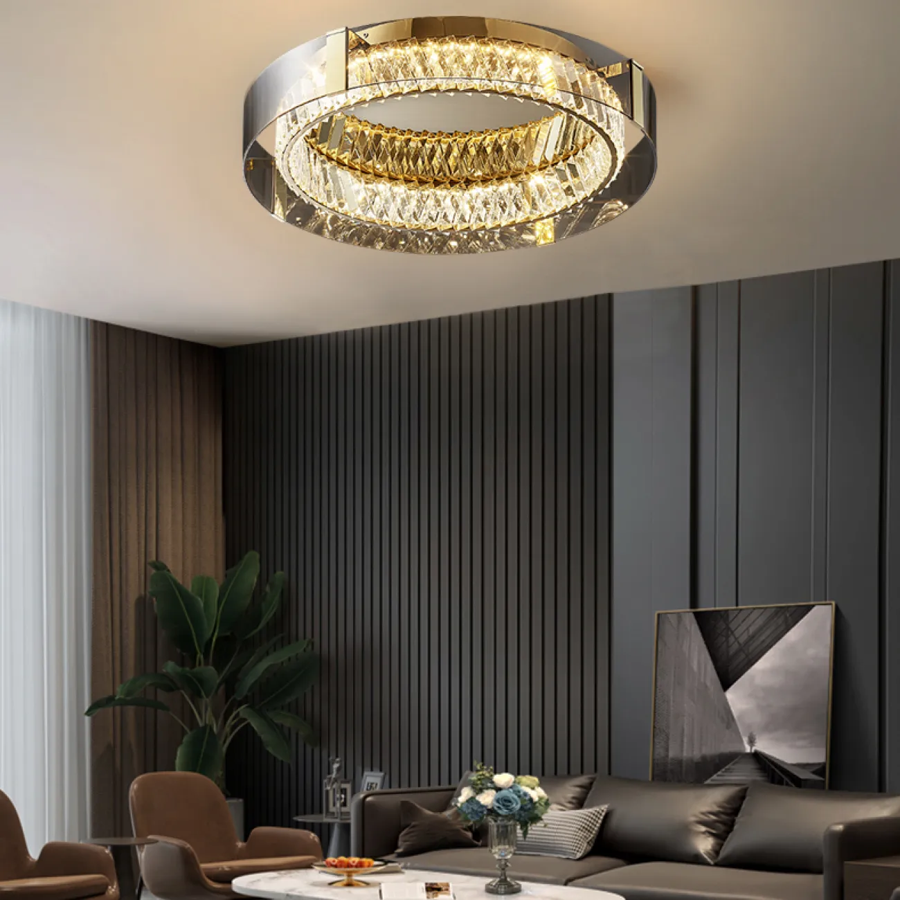 Потолочная люстра PERSEY D60 Amber 3000К от ImperiumLoft