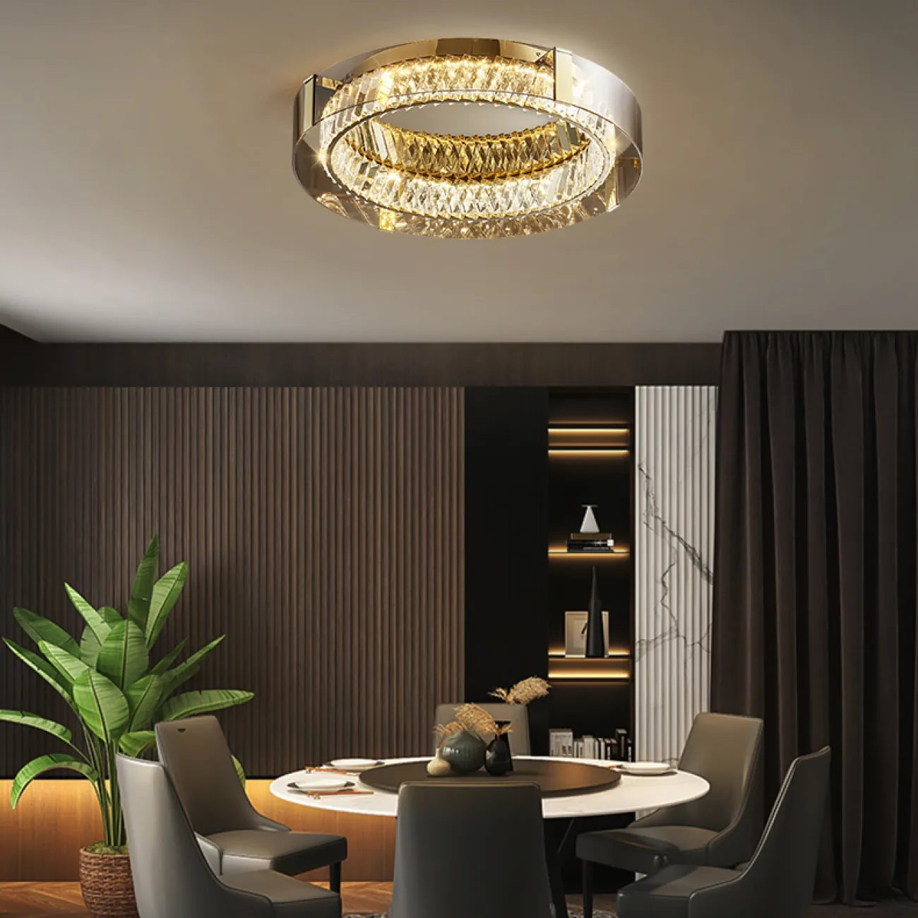 Потолочная люстра PERSEY D60 Amber 3000К от ImperiumLoft