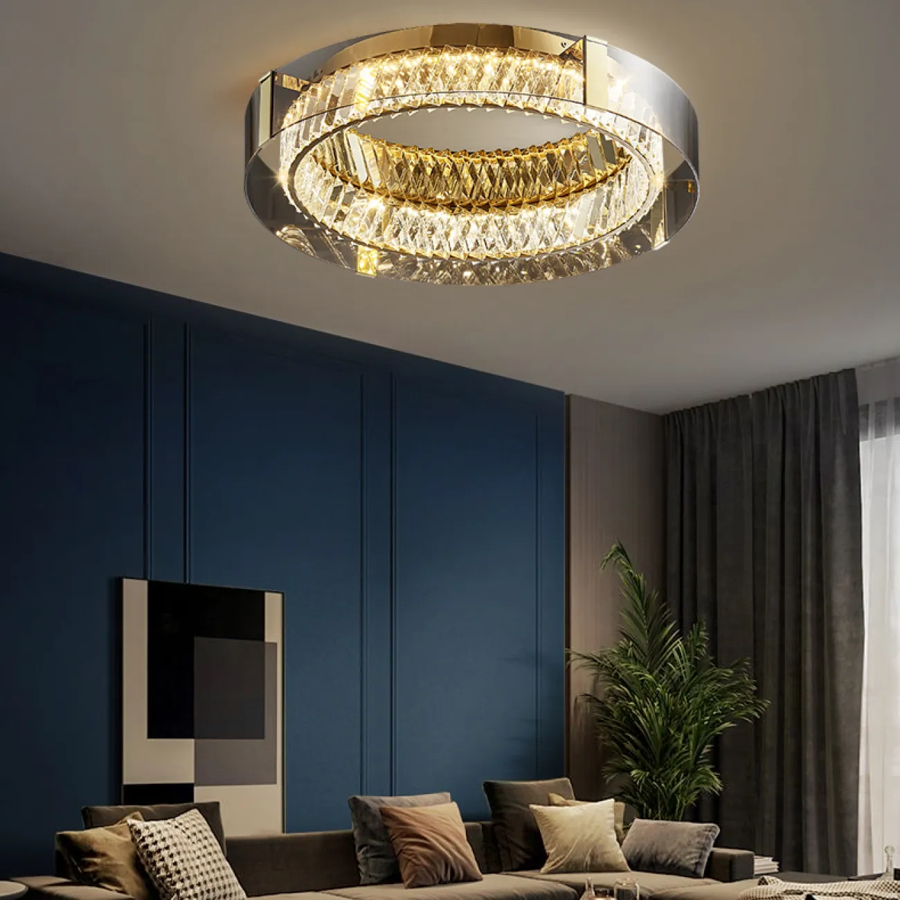 Потолочная люстра PERSEY D60 Amber 3000К от ImperiumLoft