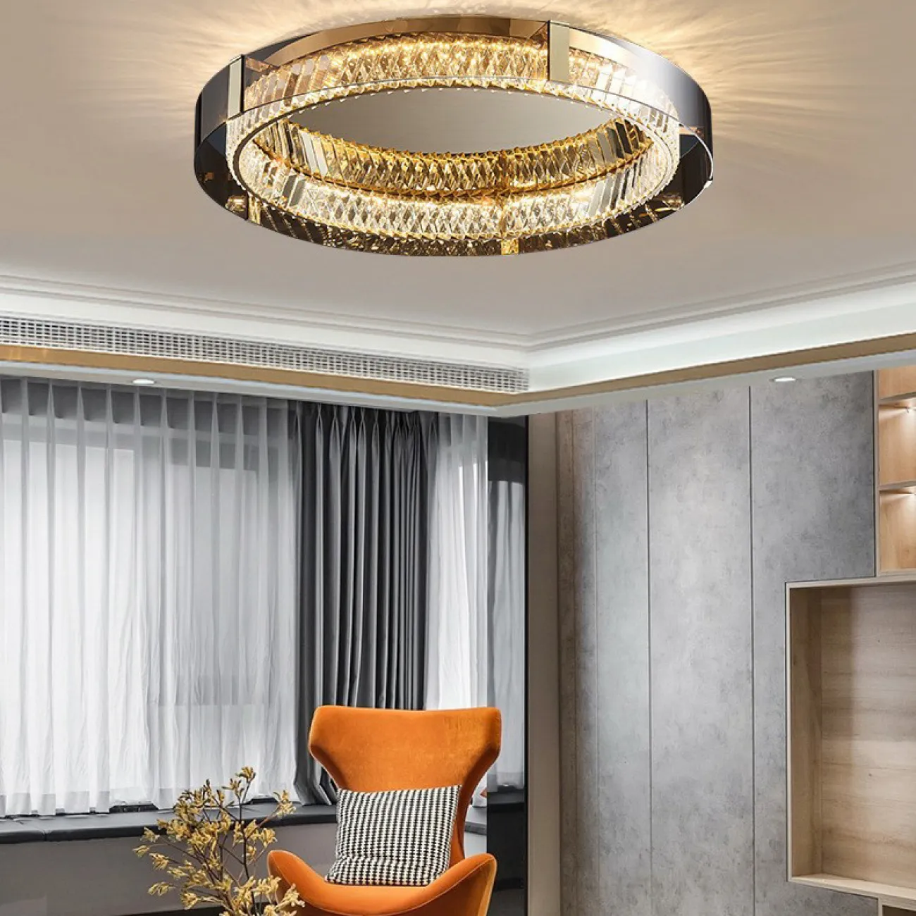 Потолочная люстра PERSEY D60 Amber 3000К от ImperiumLoft