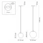 Подвесной светильник Bolle Hole Pendant