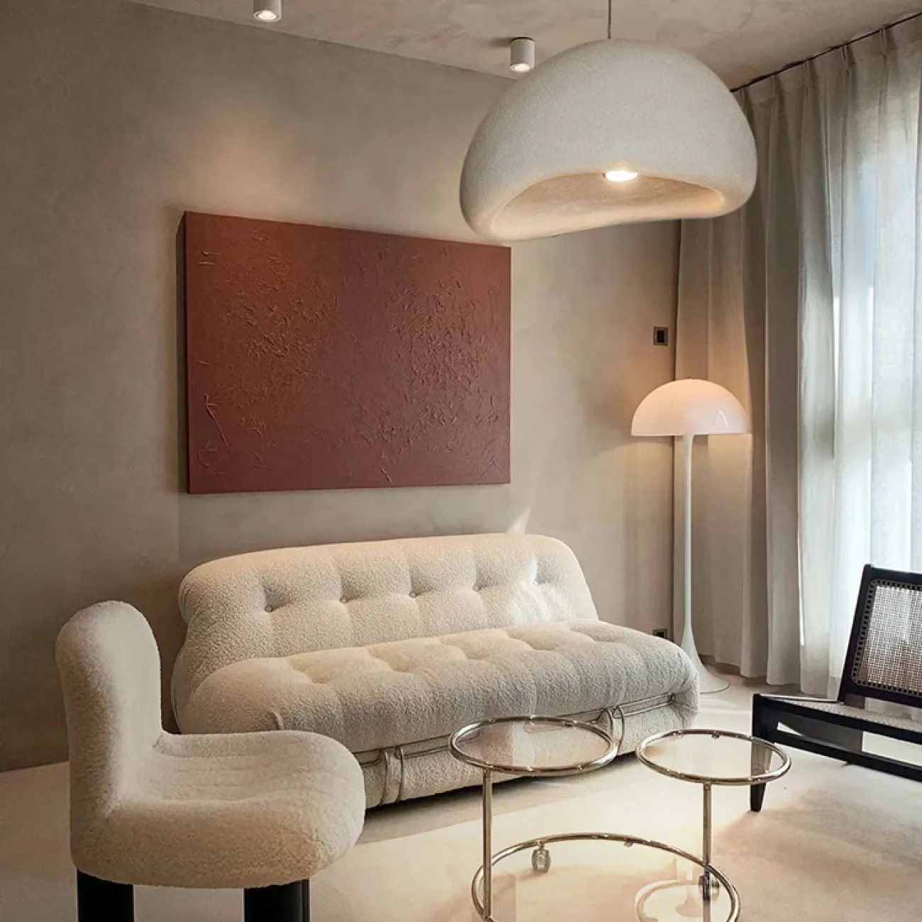 Подвесная люстра CEMENCLOUD A D60 Grey от ImperiumLoft