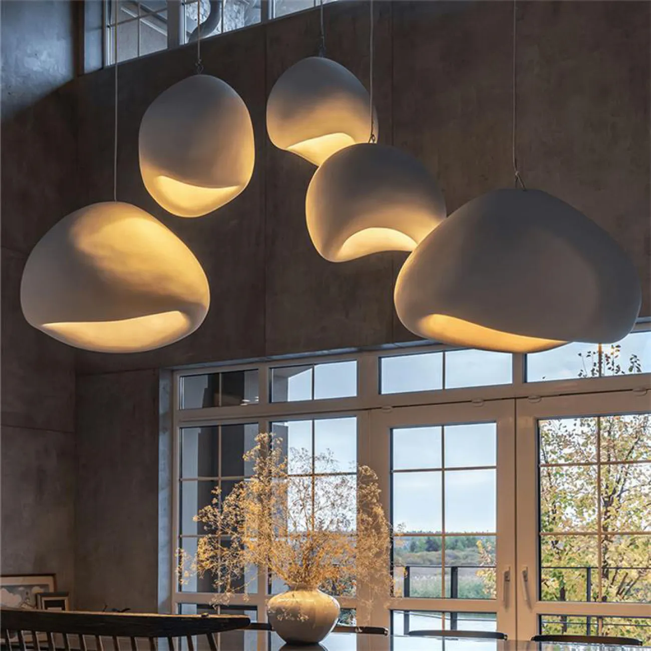 Подвесная люстра CEMENCLOUD A D60 Grey от ImperiumLoft