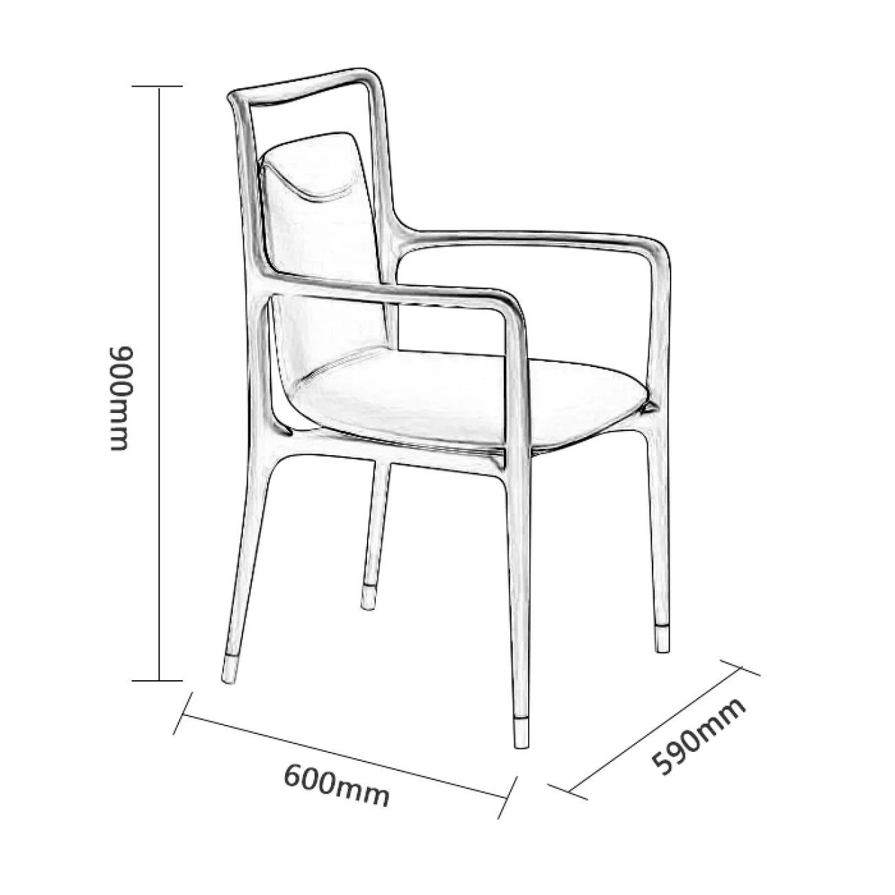 Дизайнерский стул LaLume-ST00138