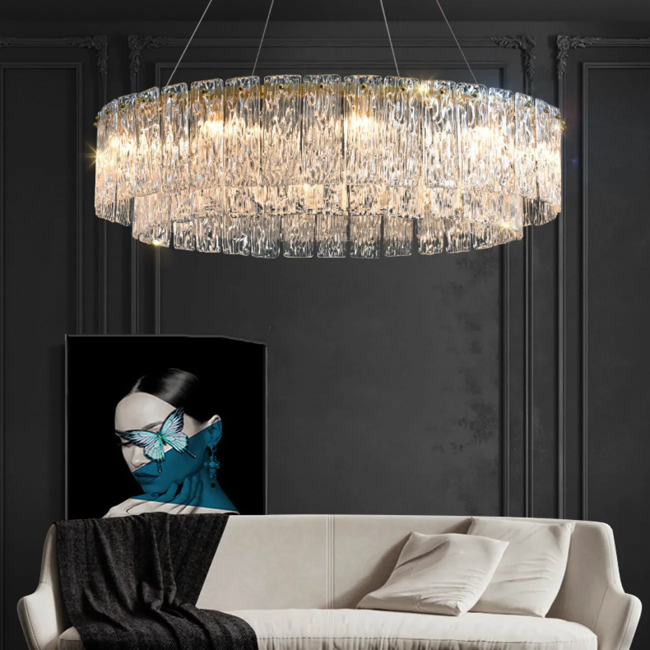 Подвесная люстра FAUSTINA D60 от ImperiumLoft Подвесная люстра FAUSTINA D60 от ImperiumLoft