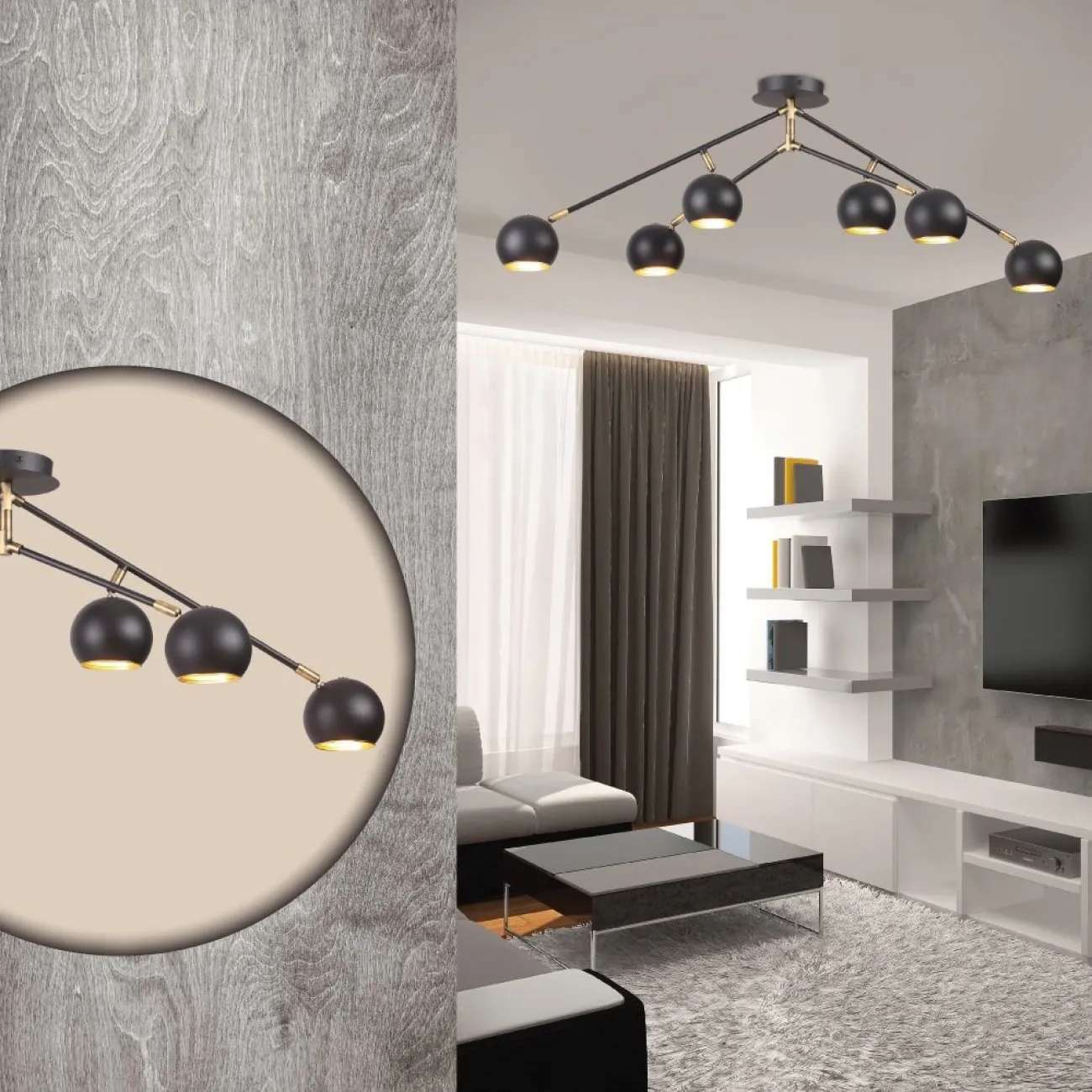 Потолочная люстра VOLL C от ImperiumLoft