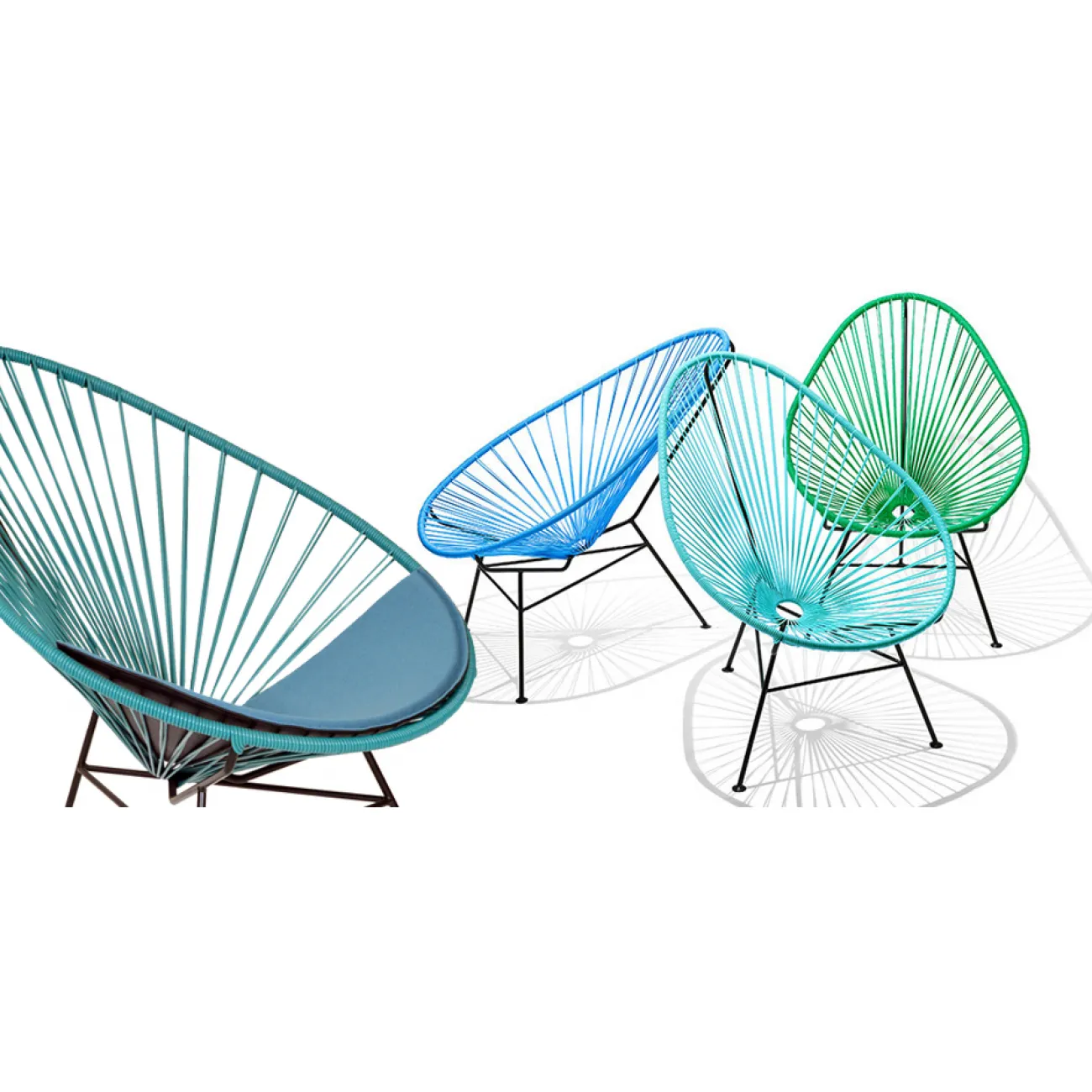 Кресло Acapulco Stol turquoise от LaLume