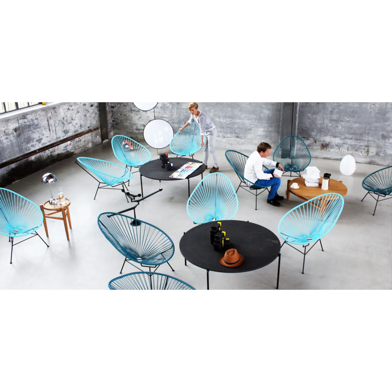 Кресло Acapulco Stol turquoise от LaLume Кресло Acapulco Stol turquoise от LaLume