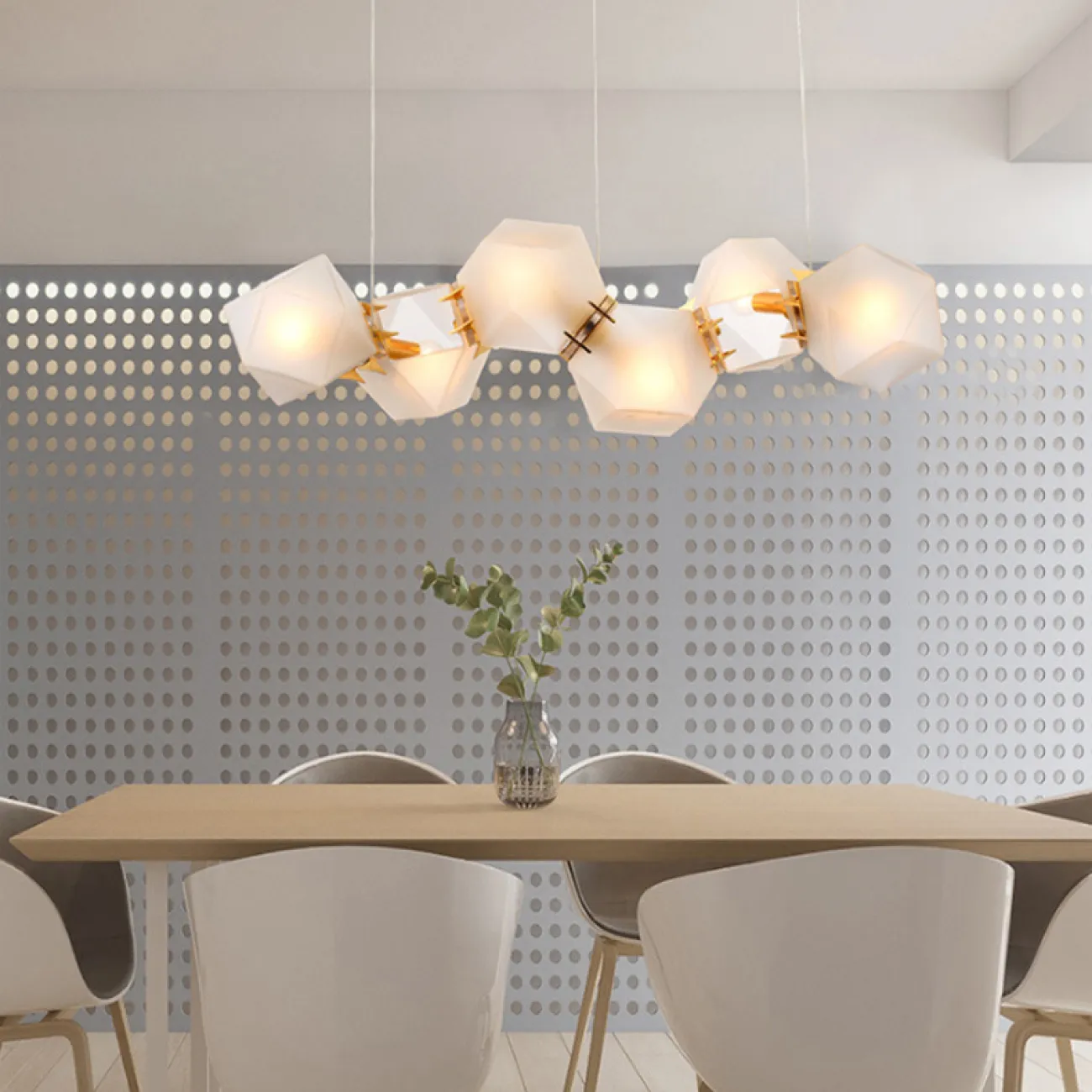 Люстра Gabriel Scott  Welles Glass L8 от ImperiumLoft