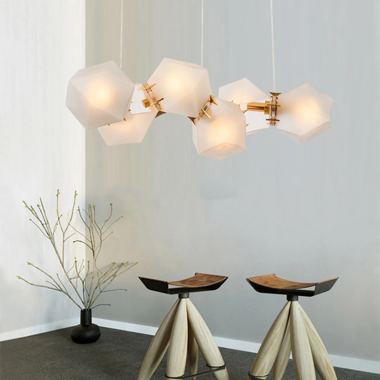 Люстра Gabriel Scott  Welles Glass L8 от ImperiumLoft