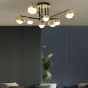Потолочная люстра FABIANA L6 Brass Black от ImperiumLoft