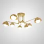 Потолочная люстра FABIANA L6 Brass Black от ImperiumLoft