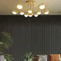 Потолочная люстра FABIANA L6 Brass Black от ImperiumLoft