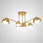 Потолочная люстра FABIANA L6 Brass Black от ImperiumLoft